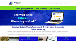 Desktop Screenshot of creativewebbuilders.com
